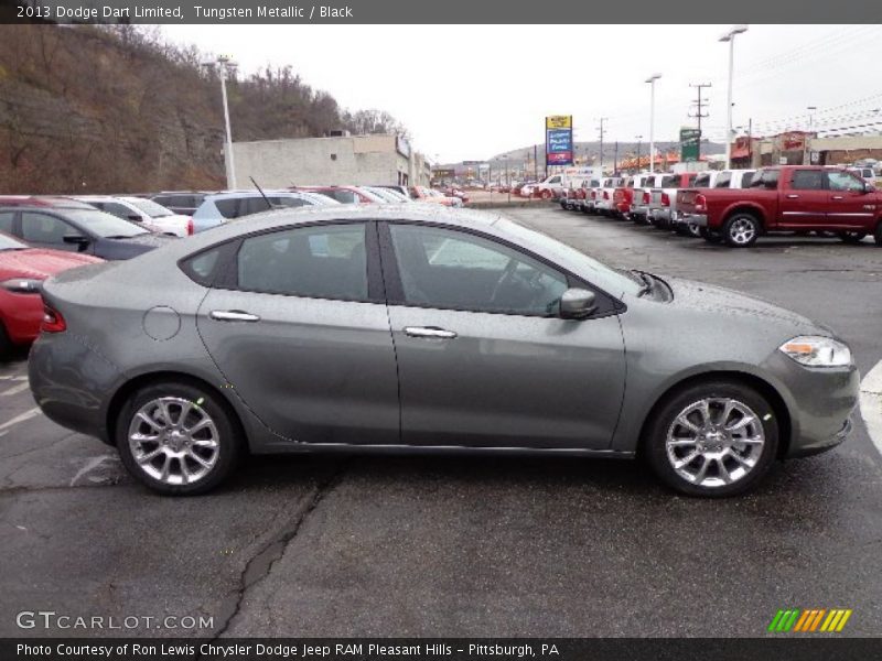 Tungsten Metallic / Black 2013 Dodge Dart Limited