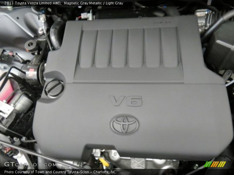 Magnetic Gray Metallic / Light Gray 2013 Toyota Venza Limited AWD