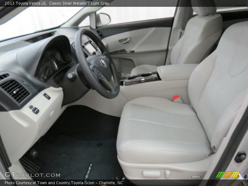  2013 Venza LE Light Gray Interior