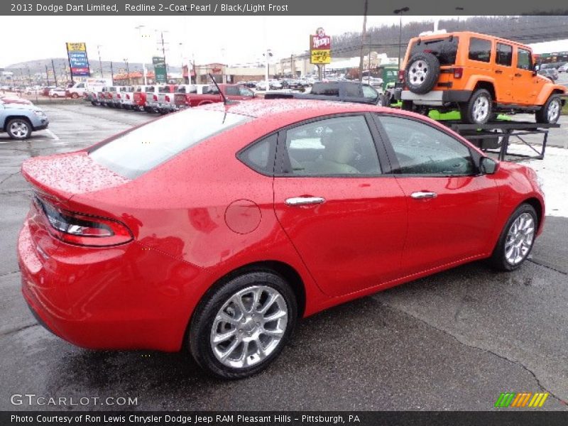 Redline 2-Coat Pearl / Black/Light Frost 2013 Dodge Dart Limited