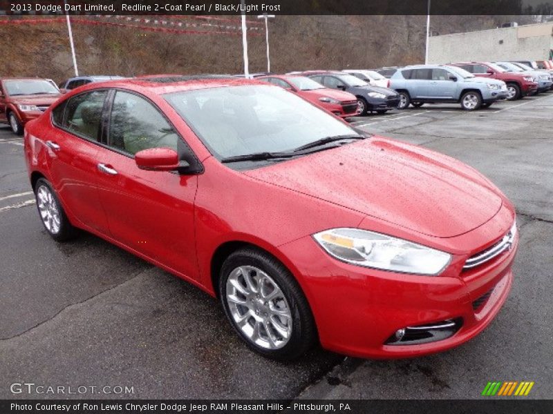 Redline 2-Coat Pearl / Black/Light Frost 2013 Dodge Dart Limited