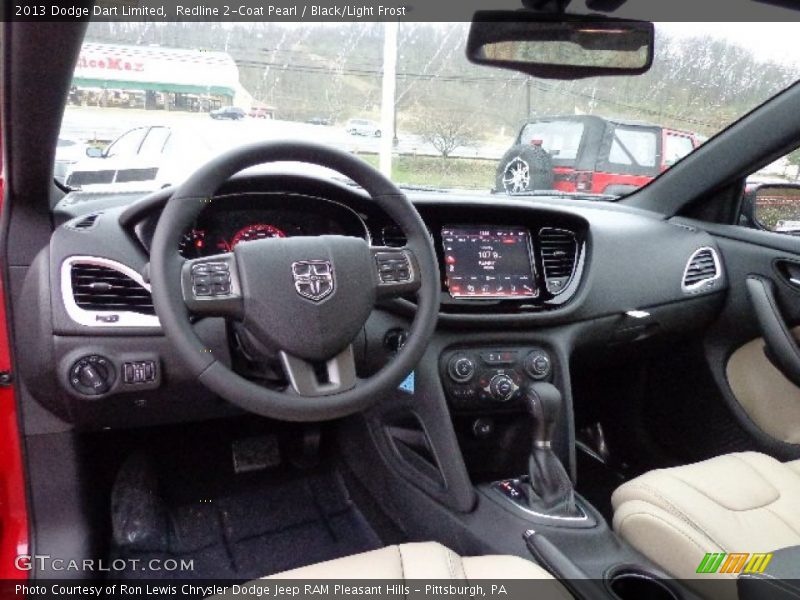 Redline 2-Coat Pearl / Black/Light Frost 2013 Dodge Dart Limited