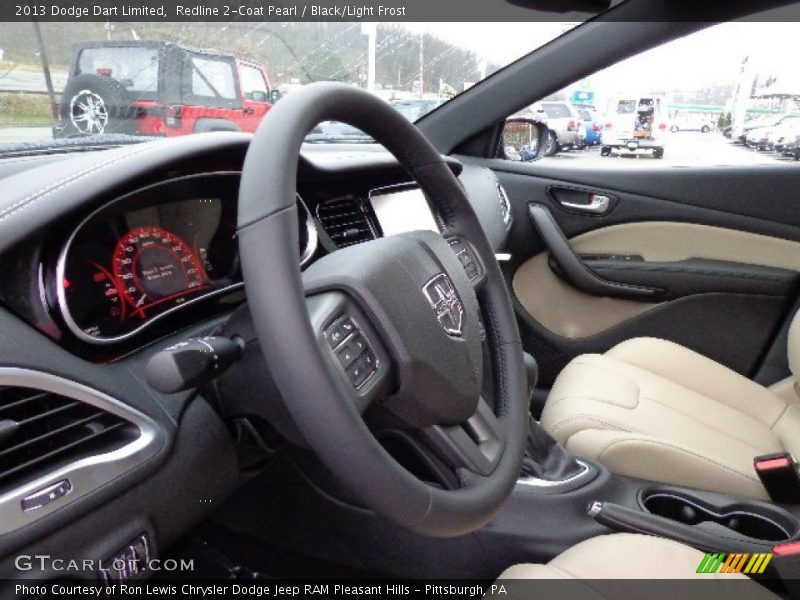 Redline 2-Coat Pearl / Black/Light Frost 2013 Dodge Dart Limited