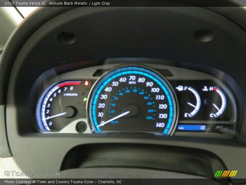 Attitude Black Metallic / Light Gray 2013 Toyota Venza LE