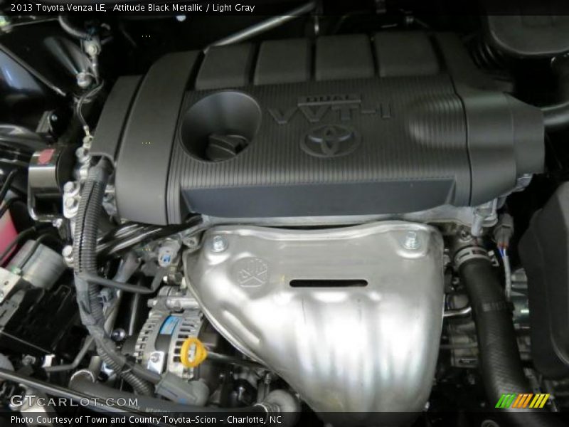 Attitude Black Metallic / Light Gray 2013 Toyota Venza LE