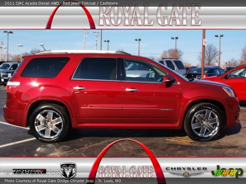 Red Jewel Tintcoat / Cashmere 2011 GMC Acadia Denali AWD