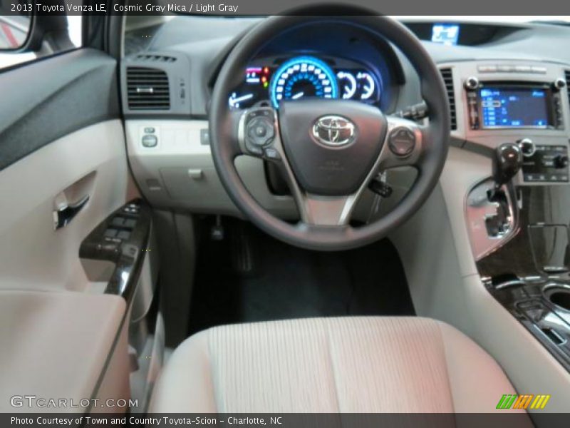 Cosmic Gray Mica / Light Gray 2013 Toyota Venza LE