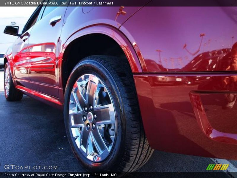 Red Jewel Tintcoat / Cashmere 2011 GMC Acadia Denali AWD