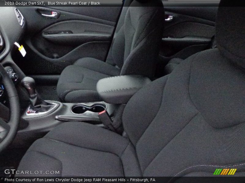 Blue Streak Pearl Coat / Black 2013 Dodge Dart SXT