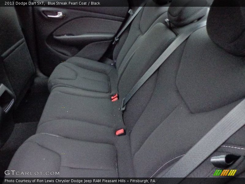 Blue Streak Pearl Coat / Black 2013 Dodge Dart SXT