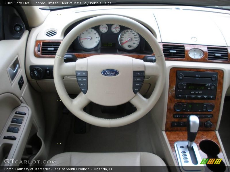 Merlot Metallic / Pebble Beige 2005 Ford Five Hundred Limited