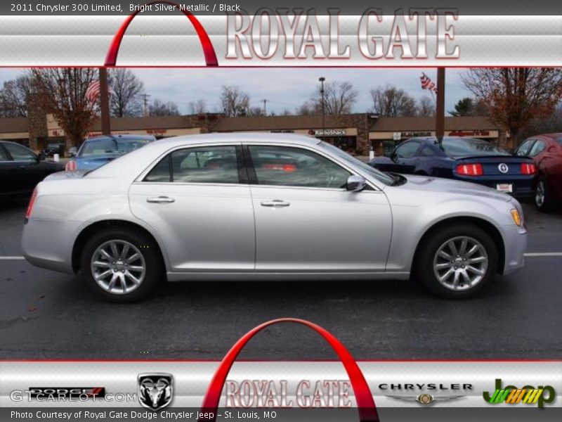 Bright Silver Metallic / Black 2011 Chrysler 300 Limited