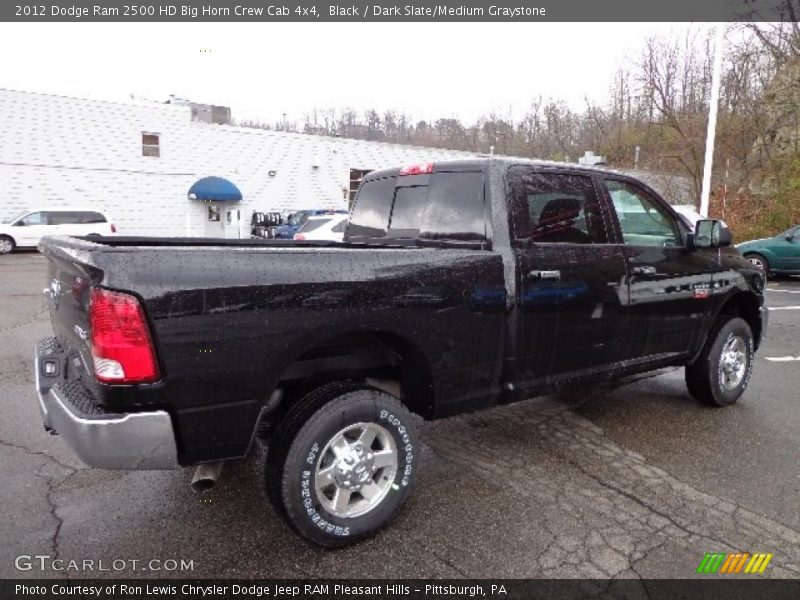 Black / Dark Slate/Medium Graystone 2012 Dodge Ram 2500 HD Big Horn Crew Cab 4x4