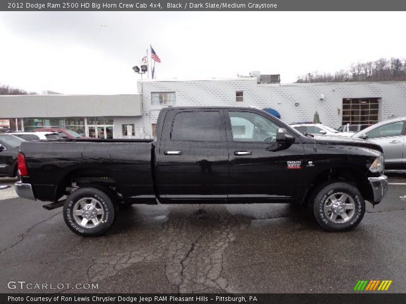 Black / Dark Slate/Medium Graystone 2012 Dodge Ram 2500 HD Big Horn Crew Cab 4x4