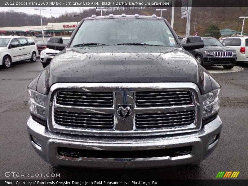 Black / Dark Slate/Medium Graystone 2012 Dodge Ram 2500 HD Big Horn Crew Cab 4x4