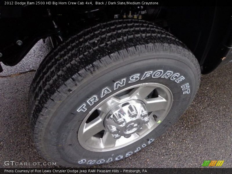 Black / Dark Slate/Medium Graystone 2012 Dodge Ram 2500 HD Big Horn Crew Cab 4x4