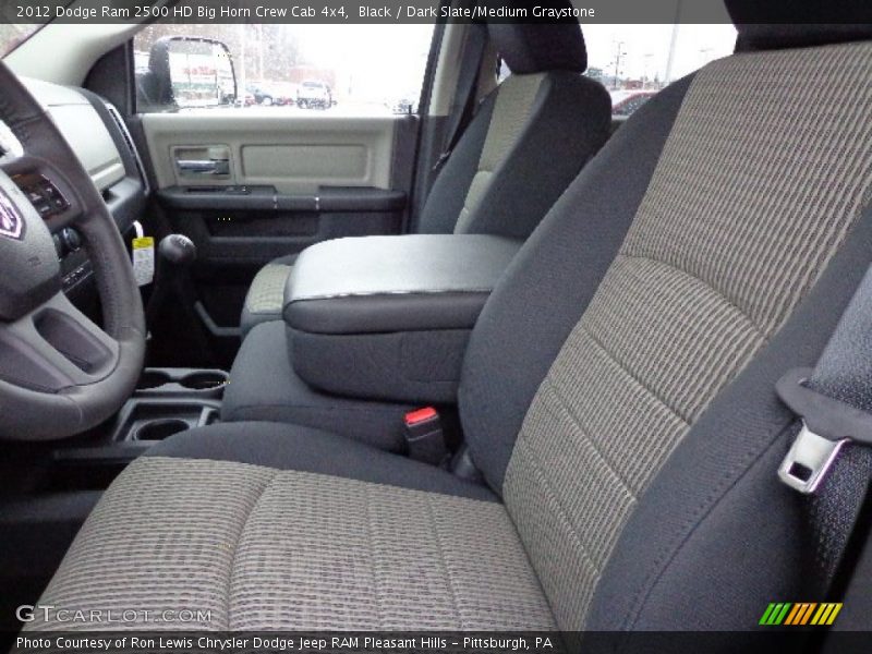 Black / Dark Slate/Medium Graystone 2012 Dodge Ram 2500 HD Big Horn Crew Cab 4x4