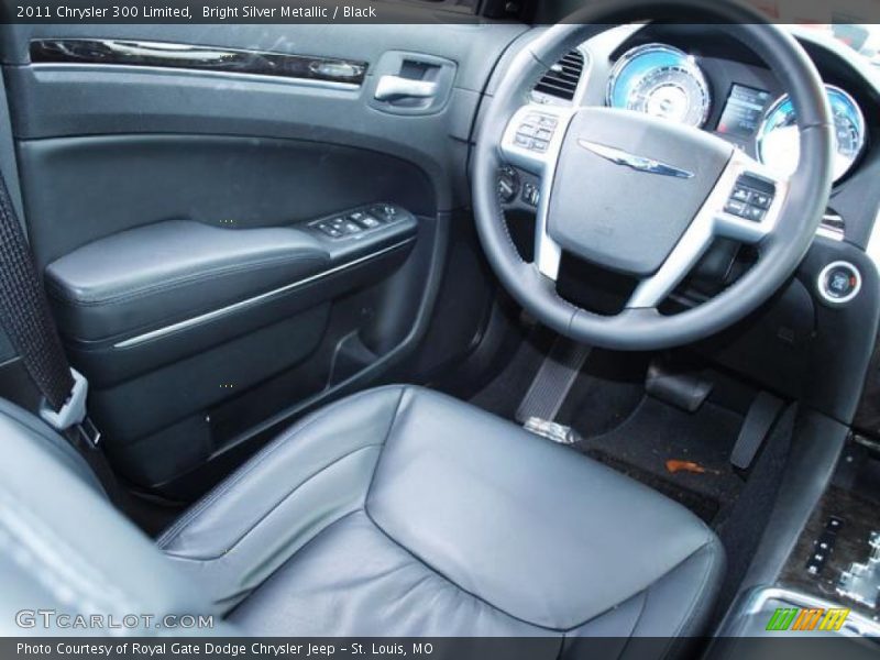 Bright Silver Metallic / Black 2011 Chrysler 300 Limited