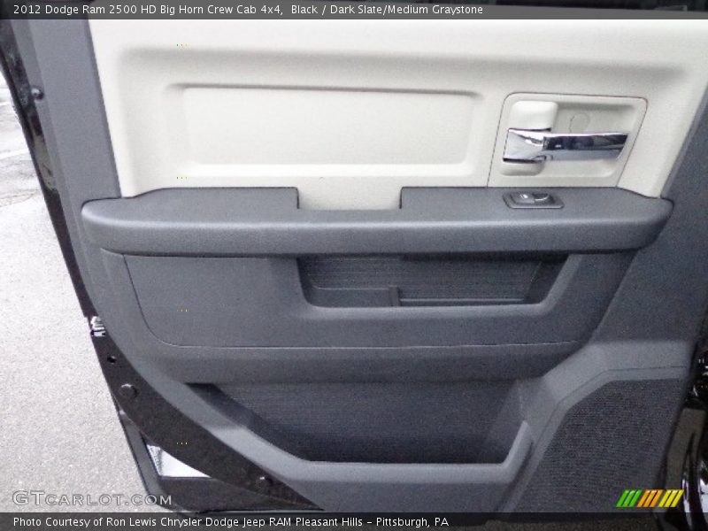 Black / Dark Slate/Medium Graystone 2012 Dodge Ram 2500 HD Big Horn Crew Cab 4x4