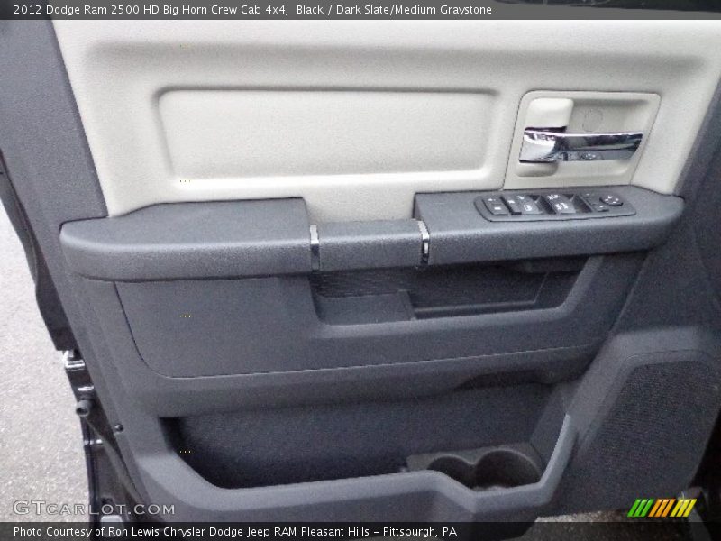 Black / Dark Slate/Medium Graystone 2012 Dodge Ram 2500 HD Big Horn Crew Cab 4x4