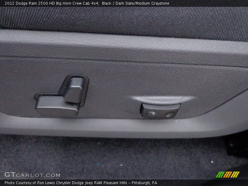 Black / Dark Slate/Medium Graystone 2012 Dodge Ram 2500 HD Big Horn Crew Cab 4x4