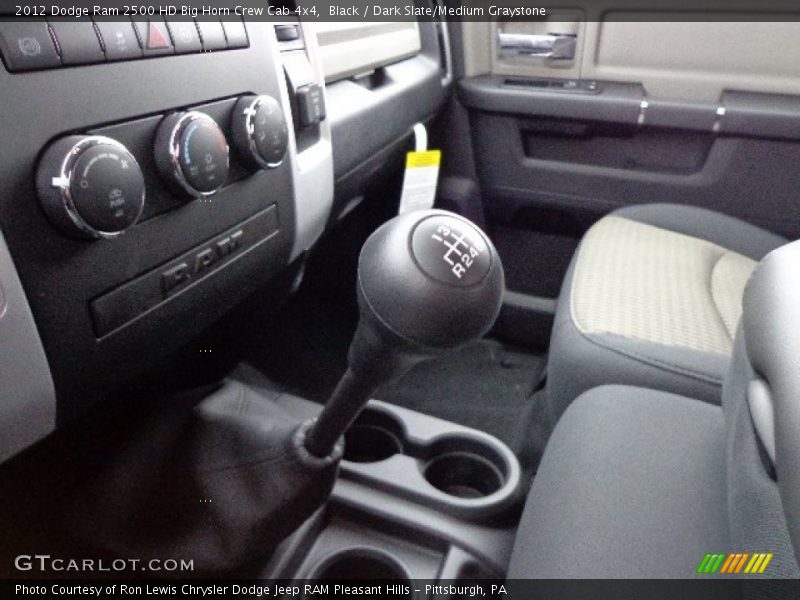 Black / Dark Slate/Medium Graystone 2012 Dodge Ram 2500 HD Big Horn Crew Cab 4x4