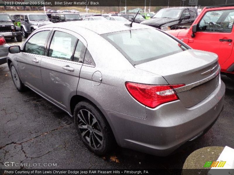 Billet Silver Metallic / Black 2013 Chrysler 200 S Sedan