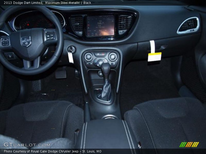 Maximum Steel Metallic / Black 2013 Dodge Dart Limited
