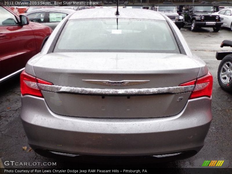 Billet Silver Metallic / Black 2013 Chrysler 200 S Sedan