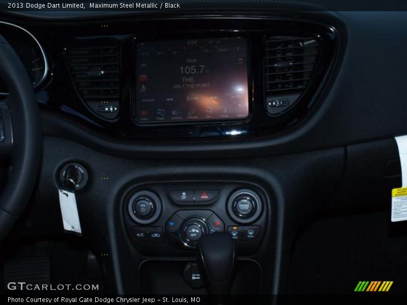 Maximum Steel Metallic / Black 2013 Dodge Dart Limited