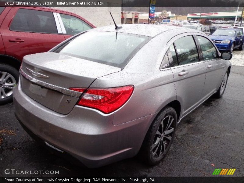 Billet Silver Metallic / Black 2013 Chrysler 200 S Sedan