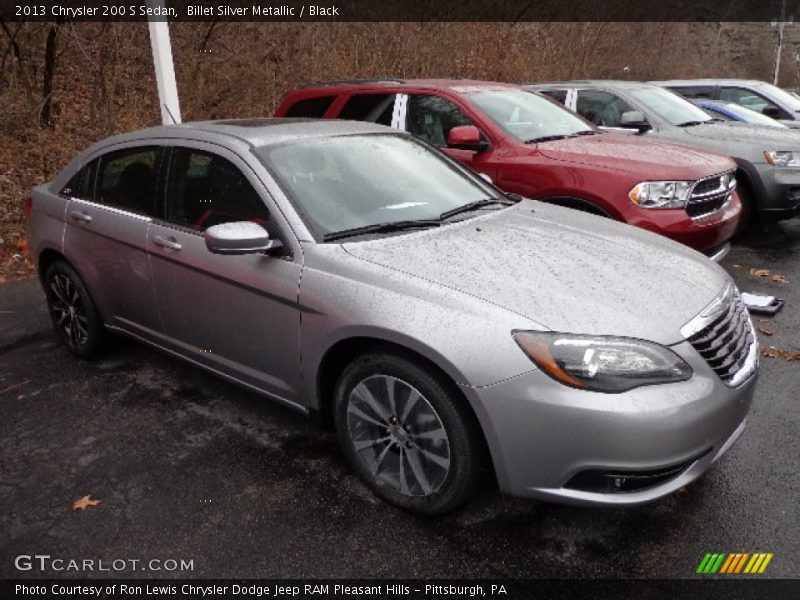 Billet Silver Metallic / Black 2013 Chrysler 200 S Sedan