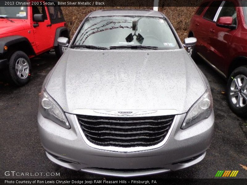 Billet Silver Metallic / Black 2013 Chrysler 200 S Sedan