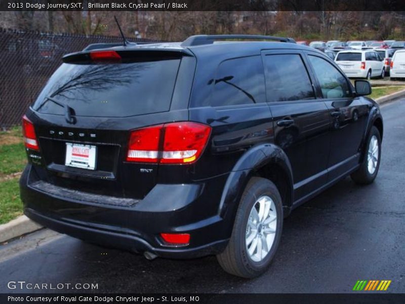 Brilliant Black Crystal Pearl / Black 2013 Dodge Journey SXT