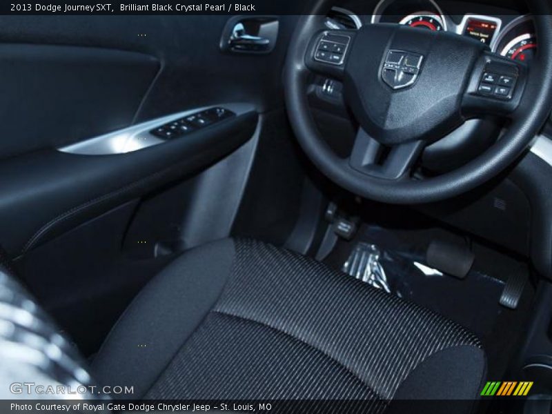 Brilliant Black Crystal Pearl / Black 2013 Dodge Journey SXT