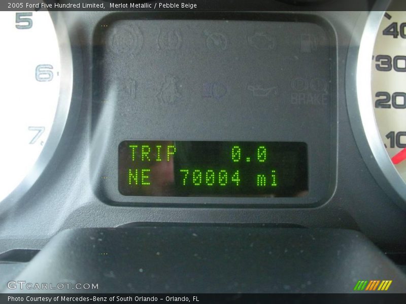 Merlot Metallic / Pebble Beige 2005 Ford Five Hundred Limited