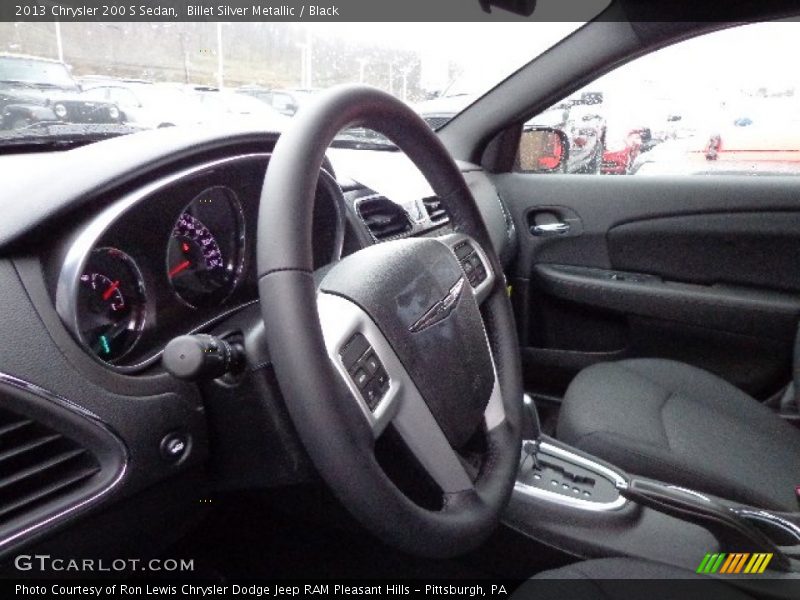 Billet Silver Metallic / Black 2013 Chrysler 200 S Sedan