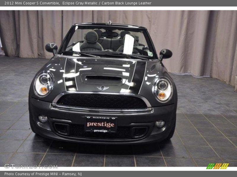 Eclipse Gray Metallic / Carbon Black Lounge Leather 2012 Mini Cooper S Convertible