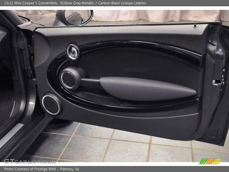 Eclipse Gray Metallic / Carbon Black Lounge Leather 2012 Mini Cooper S Convertible