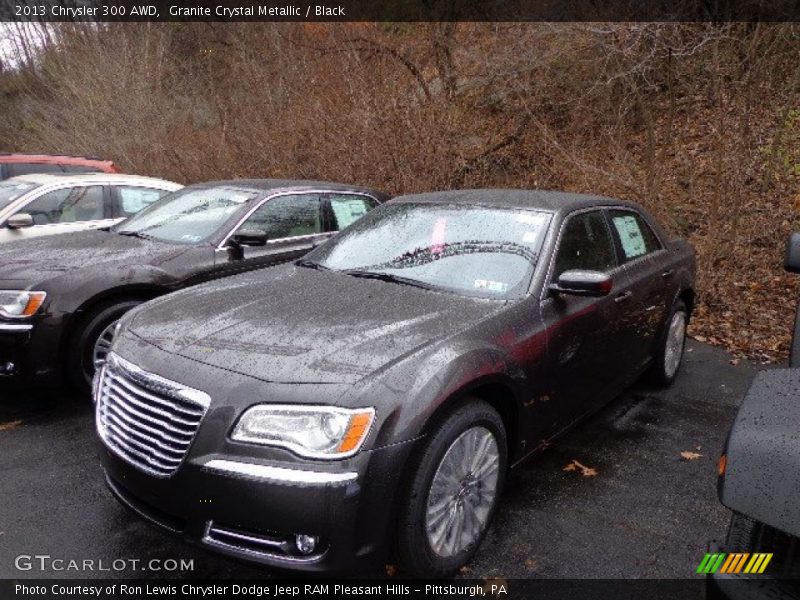 Granite Crystal Metallic / Black 2013 Chrysler 300 AWD