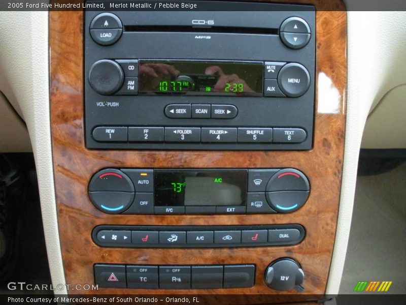 Merlot Metallic / Pebble Beige 2005 Ford Five Hundred Limited