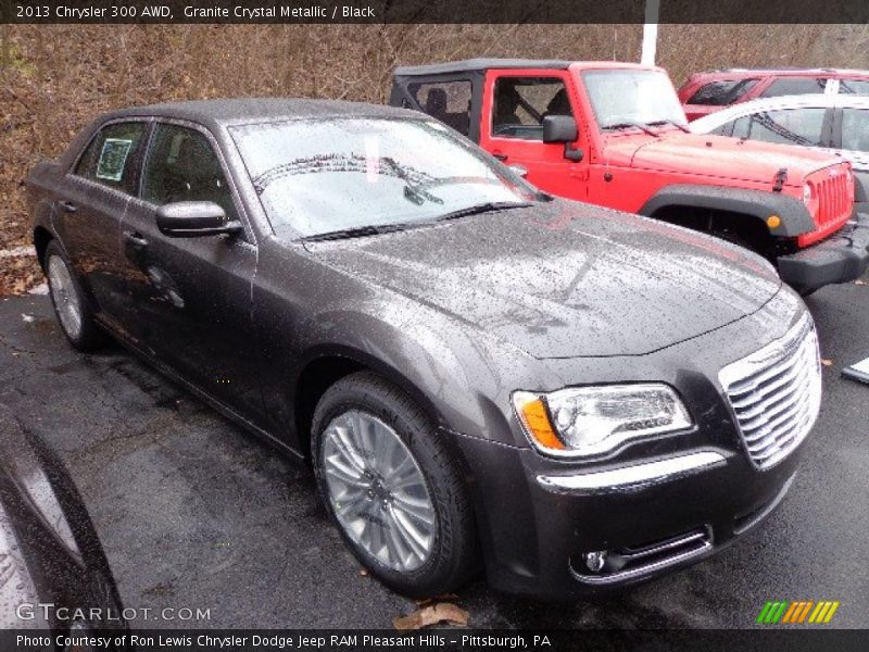 Granite Crystal Metallic / Black 2013 Chrysler 300 AWD