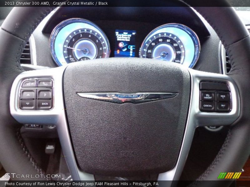Granite Crystal Metallic / Black 2013 Chrysler 300 AWD