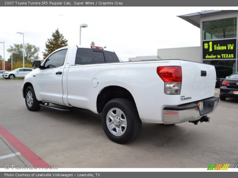Super White / Graphite Gray 2007 Toyota Tundra SR5 Regular Cab