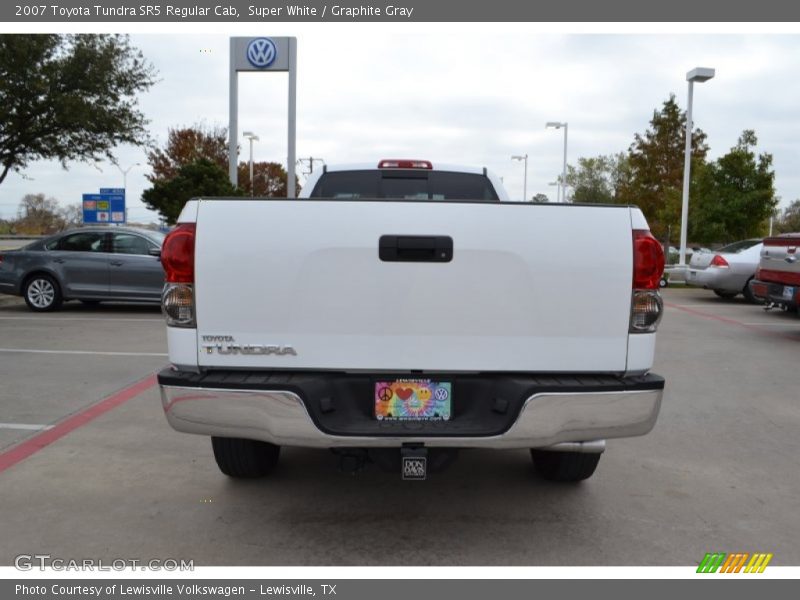 Super White / Graphite Gray 2007 Toyota Tundra SR5 Regular Cab