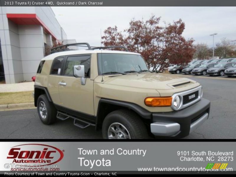 Quicksand / Dark Charcoal 2013 Toyota FJ Cruiser 4WD