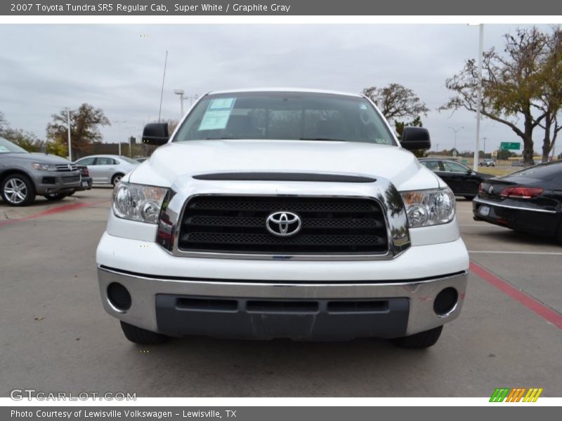 Super White / Graphite Gray 2007 Toyota Tundra SR5 Regular Cab