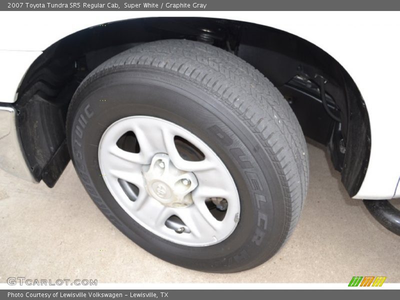 Super White / Graphite Gray 2007 Toyota Tundra SR5 Regular Cab