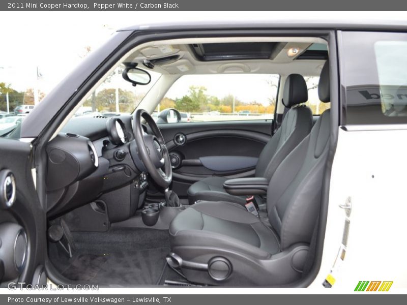  2011 Cooper Hardtop Carbon Black Interior