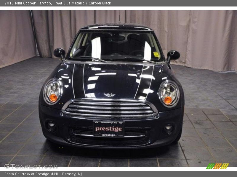 Reef Blue Metallic / Carbon Black 2013 Mini Cooper Hardtop